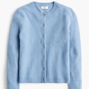 J.Crew Factory Large Cardigan in Extra Soft Yarn - Sunfaded Delphinium
